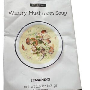 Epicure Wintry Mushroom Soup Seasoning 1.5 Oz (43g) Gluten-Free